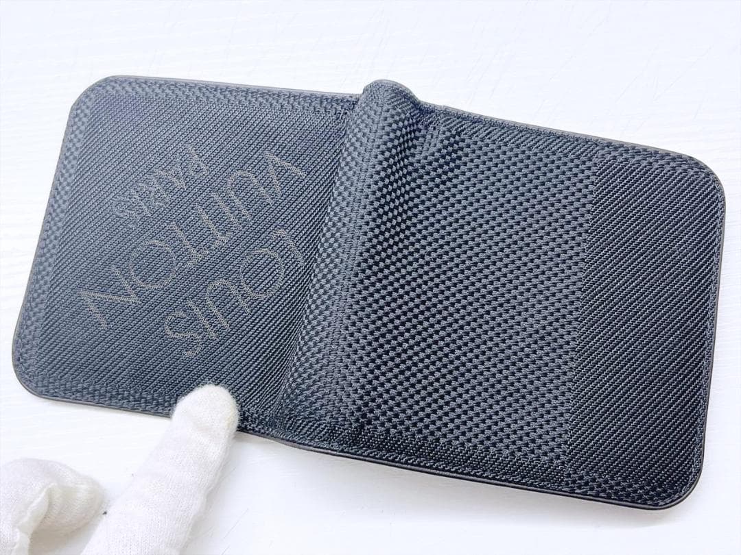 美品 ルイヴィトン ダミエジェアン マルコ 二つ折り財布 小銭入れ N63087