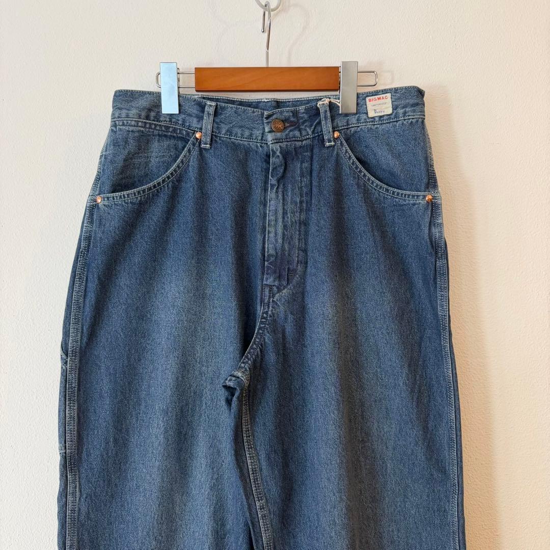 【BIG MAC】DENIM PAINTER PANTS USED M