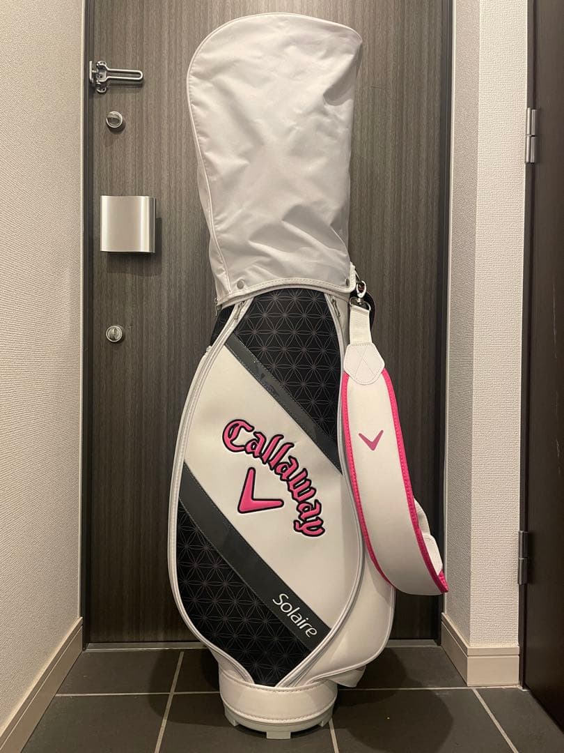 Callaway Solaire キャディバッグ ホワイト/ピンク