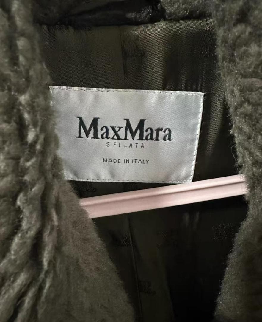 MaxMara オリーブグリーン ファーコート 36サイズ