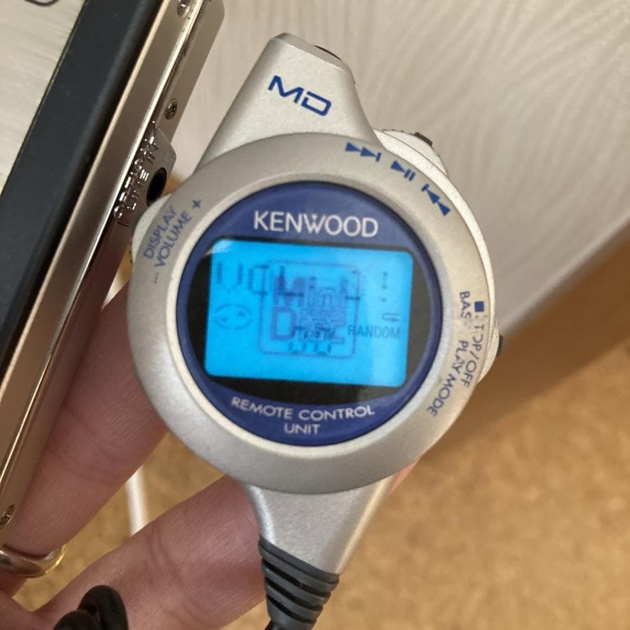 KENWOOD DMC-K9R(S) 箱付き MDウォークマン ケンウッド