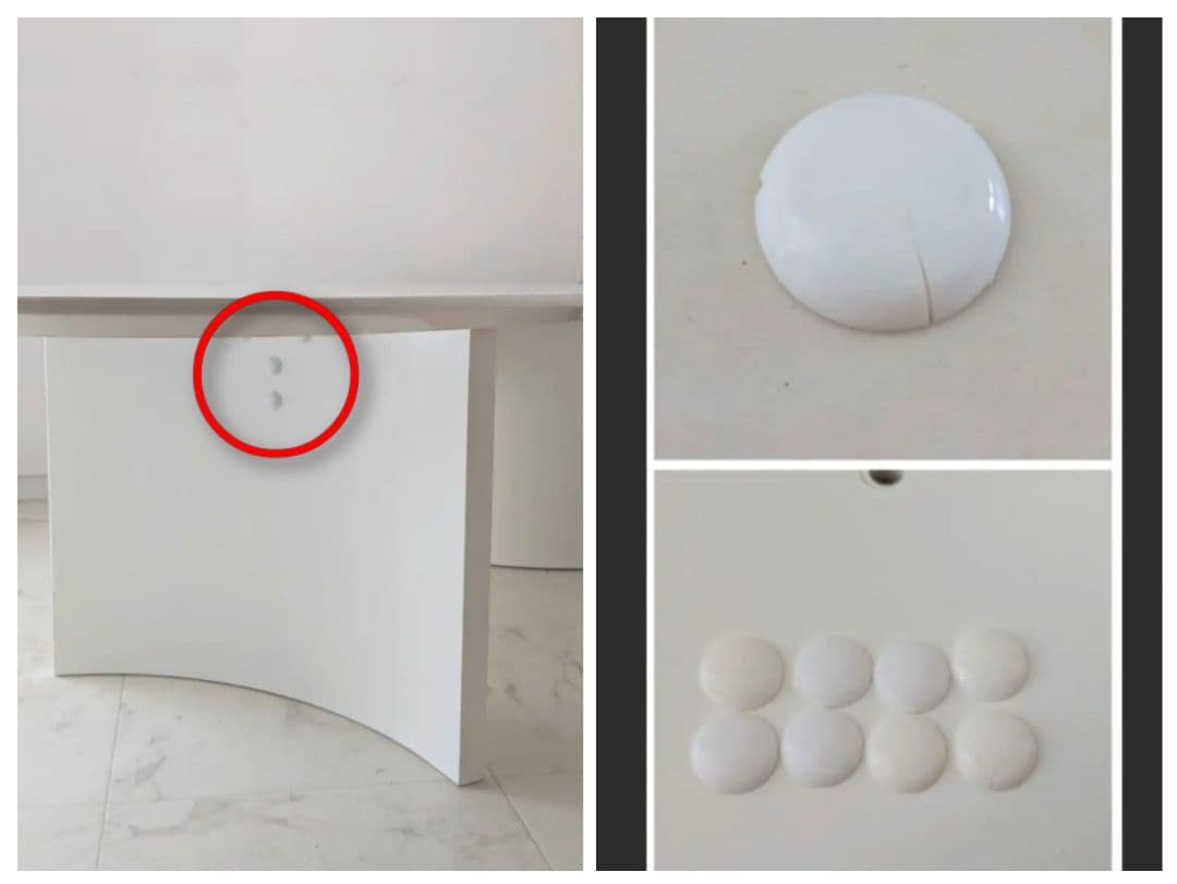 80-90s ビンテージ リビング センター テーブル /白 オーバル モダン