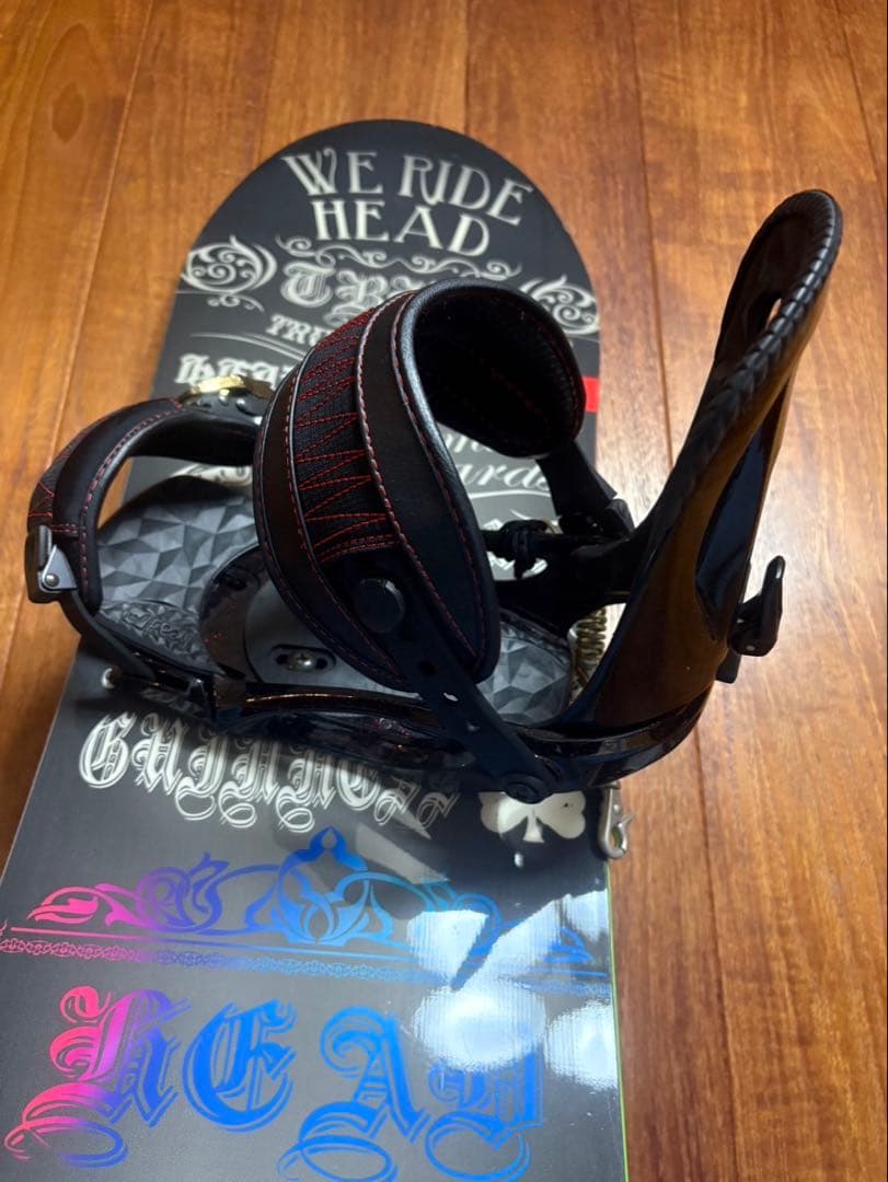 head スノーボード 160CM ブラック　背負えるバック付き　ベッド　dbs