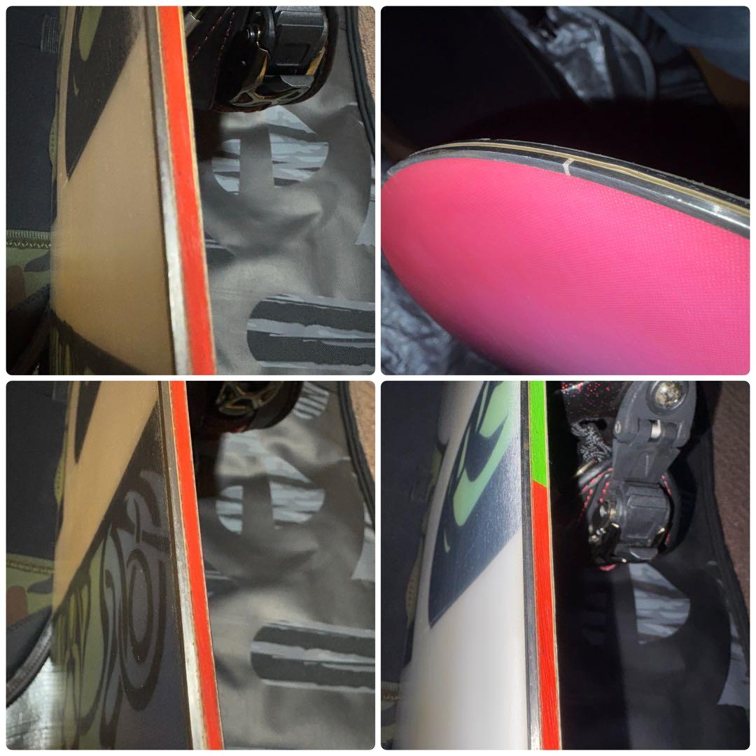 head スノーボード 160CM ブラック　背負えるバック付き　ベッド　dbs