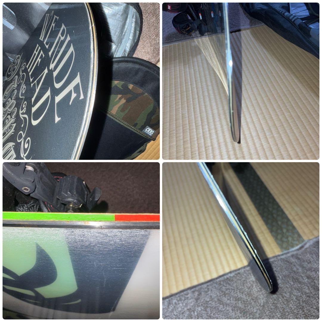 head スノーボード 160CM ブラック　背負えるバック付き　ベッド　dbs