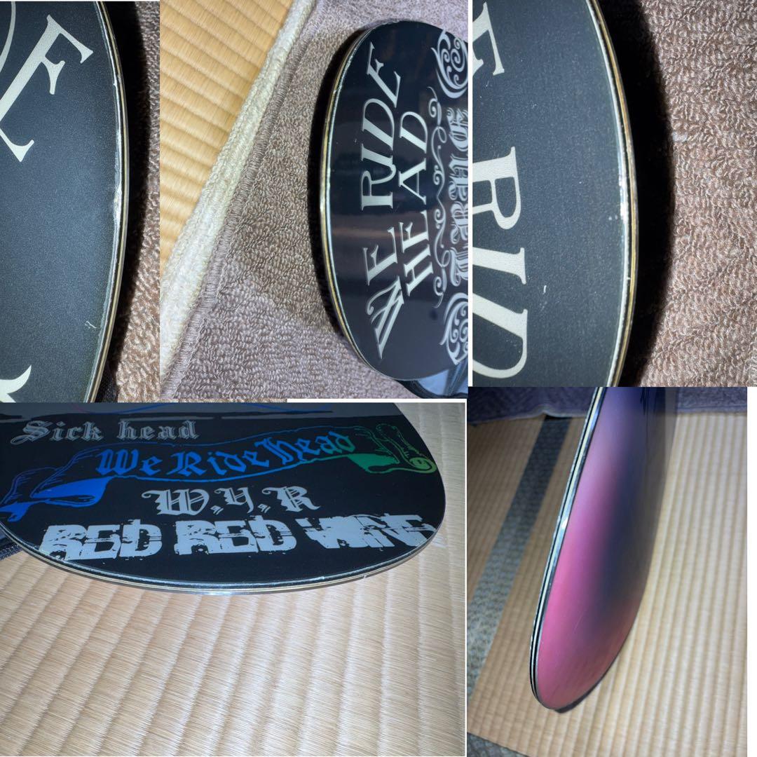 head スノーボード 160CM ブラック　背負えるバック付き　ベッド　dbs