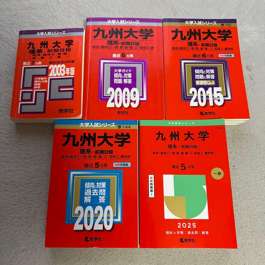 【赤本】九州大学 理系・前期日程 5冊セット29年分