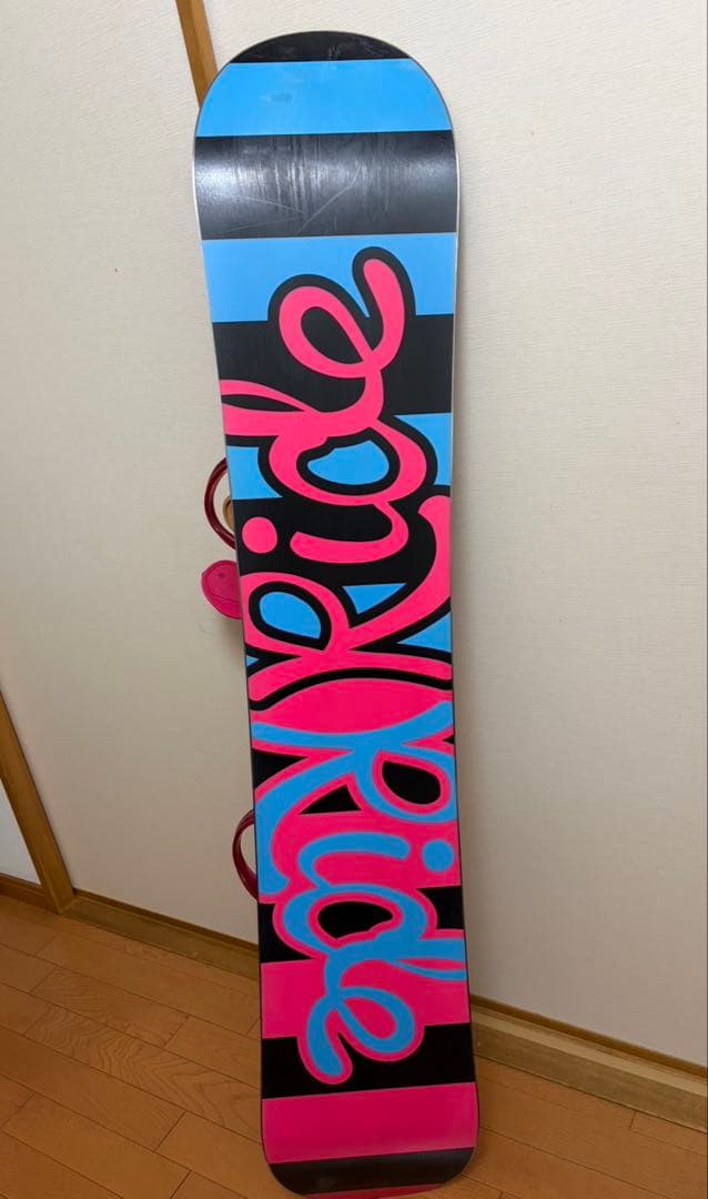 RIDE レディース スノボセットスノーボード ビンディング　ケース付　６点