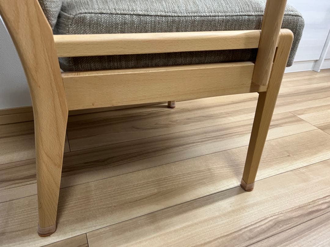 【中古】ニトリ ダイニングチェア NコレクションC-27M肘/DC 1脚1個口①