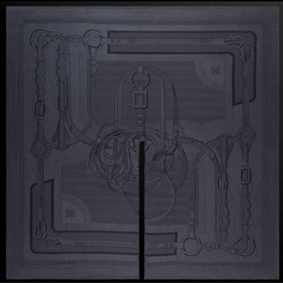 定価83万★未使用保管品★23ss★エルメス★コーチング・ペルル★シルクポンチョ