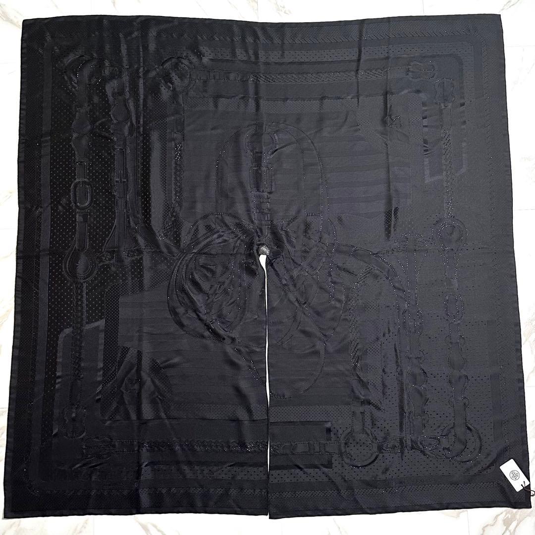 定価83万★未使用保管品★23ss★エルメス★コーチング・ペルル★シルクポンチョ