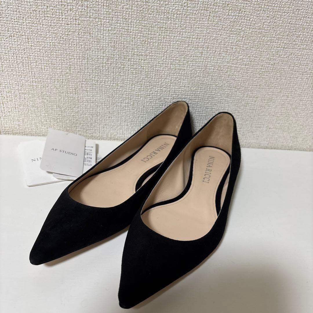 ニナリッチ　スエード　パンプス 36