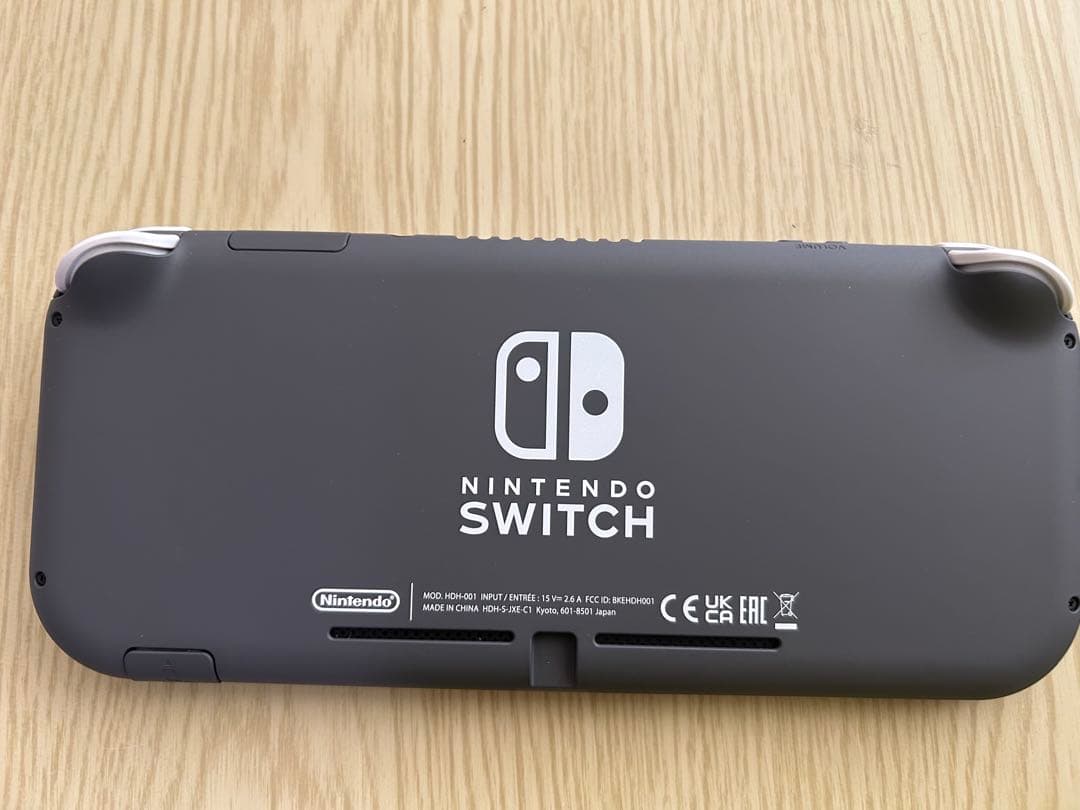 Switch Lite 本体 グレー　美品　ニンテンドースイッチ