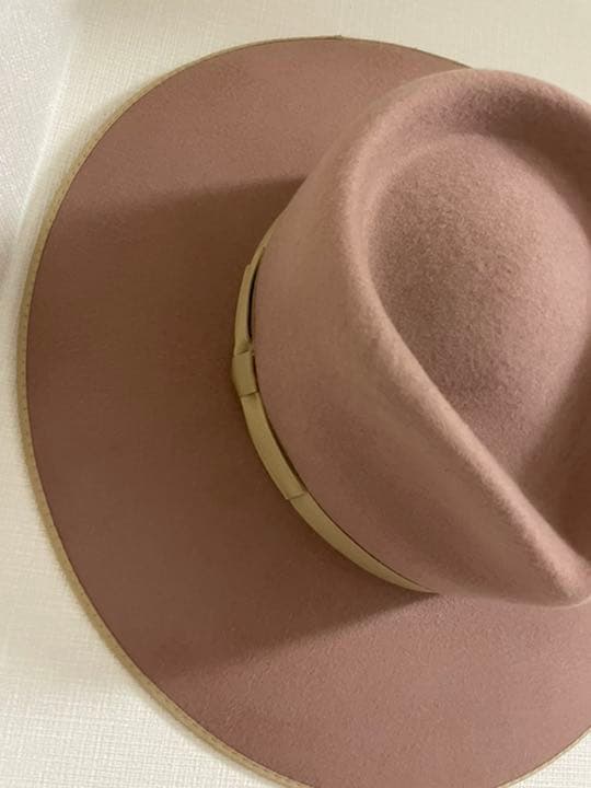 ラックオブカラー　つば広ハット　帽子