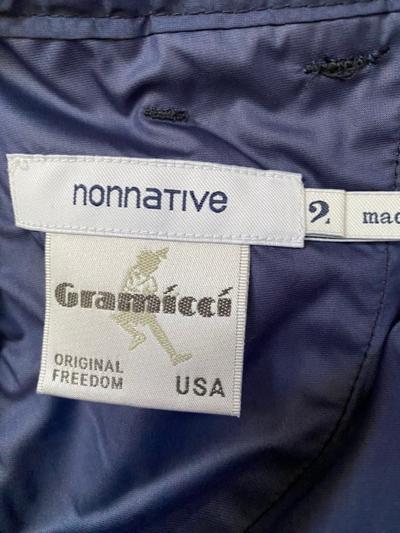 nonnative、ノンネイティブ×グラミチ、パンツ、ネイビー、サイズ:2