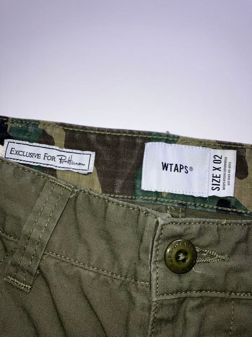 WTAPS Ron Herman ミリタリーパンツ オリーブ