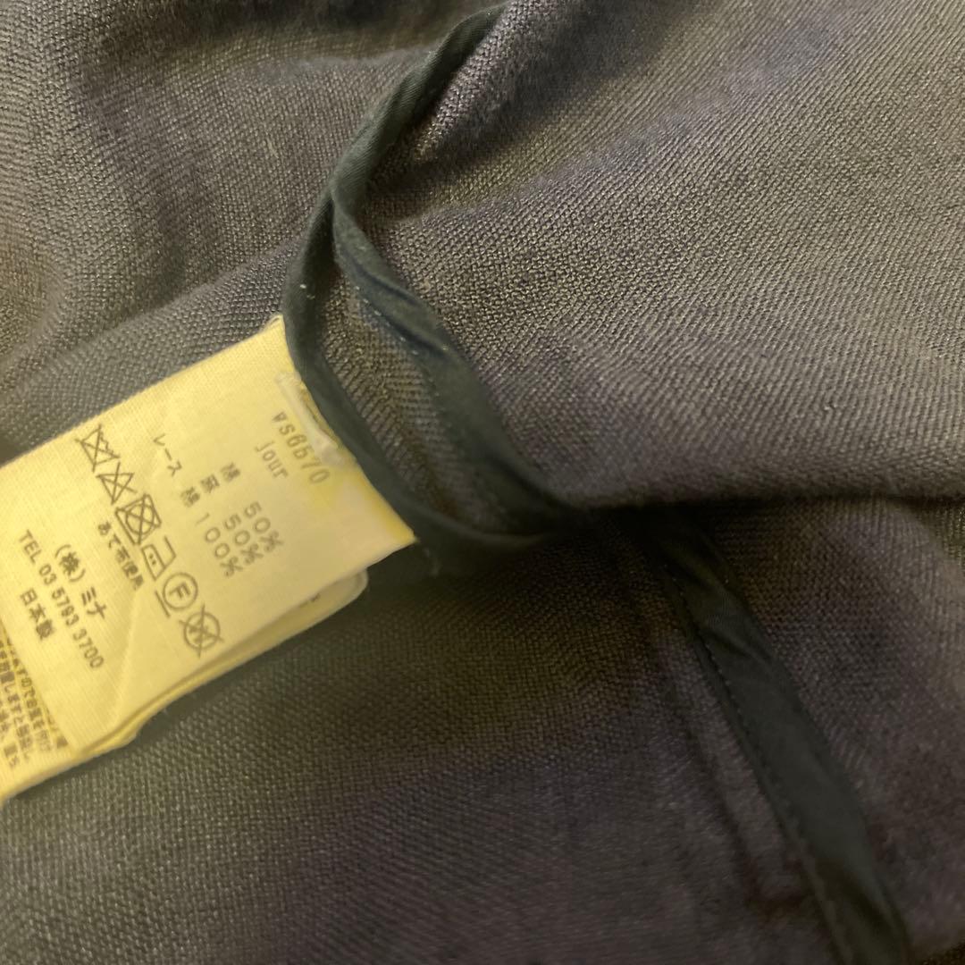 ミナペルホネン　コットンリネン コート　forest parade