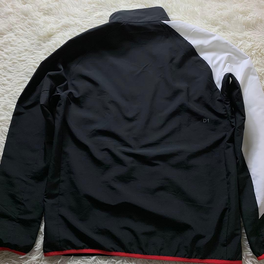極美品■アシックス ウィンドブレーカ セットアップ A77 ブラックXL