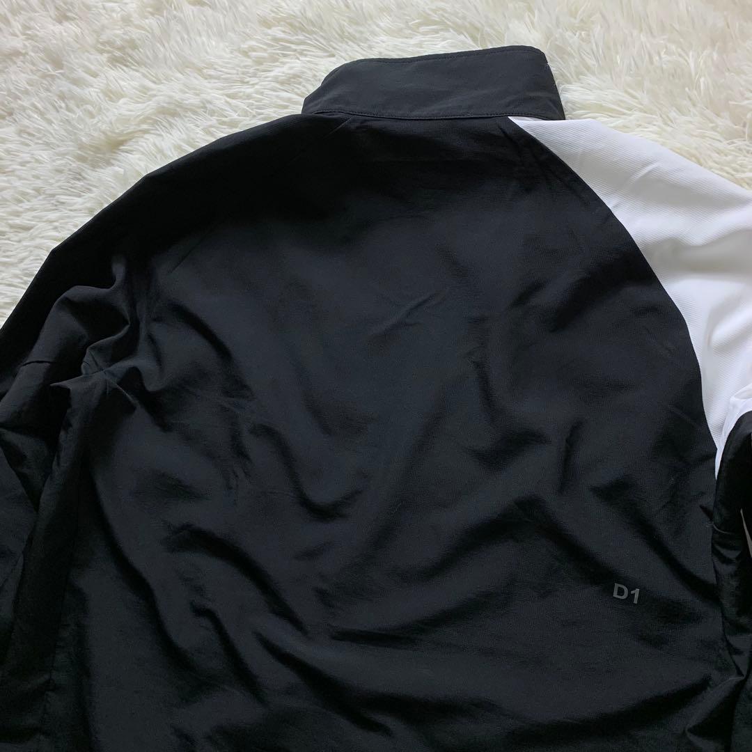 極美品■アシックス ウィンドブレーカ セットアップ A77 ブラックXL