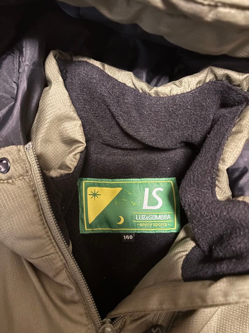 ルースイソンブラ ジュニア シックインナーコットンジャケット カーキ　140