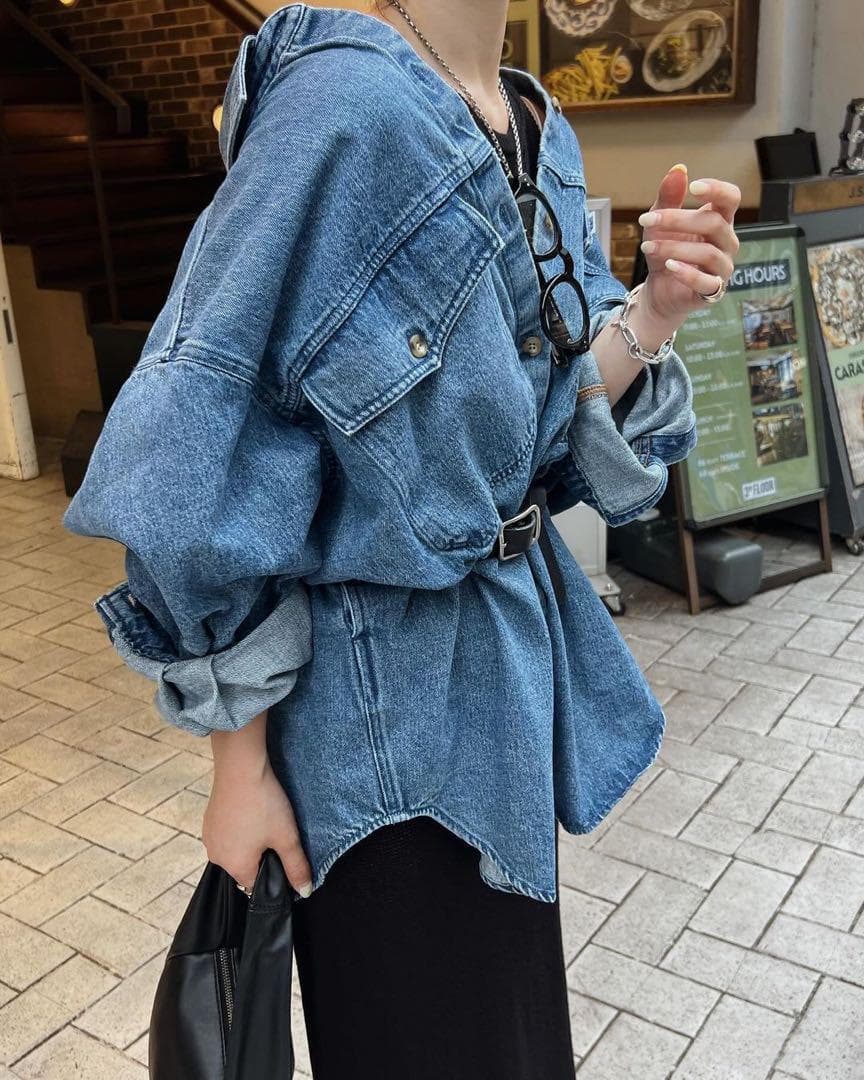 EDWIN×ETRE TOKYOデニムシャツジャケット 24