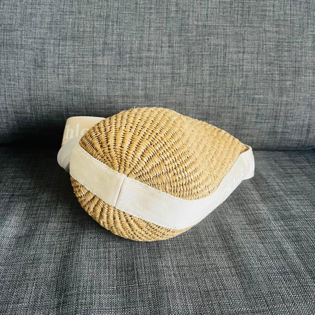 CHLOE クロエ キッズ ロゴ バスケットかごバッグ