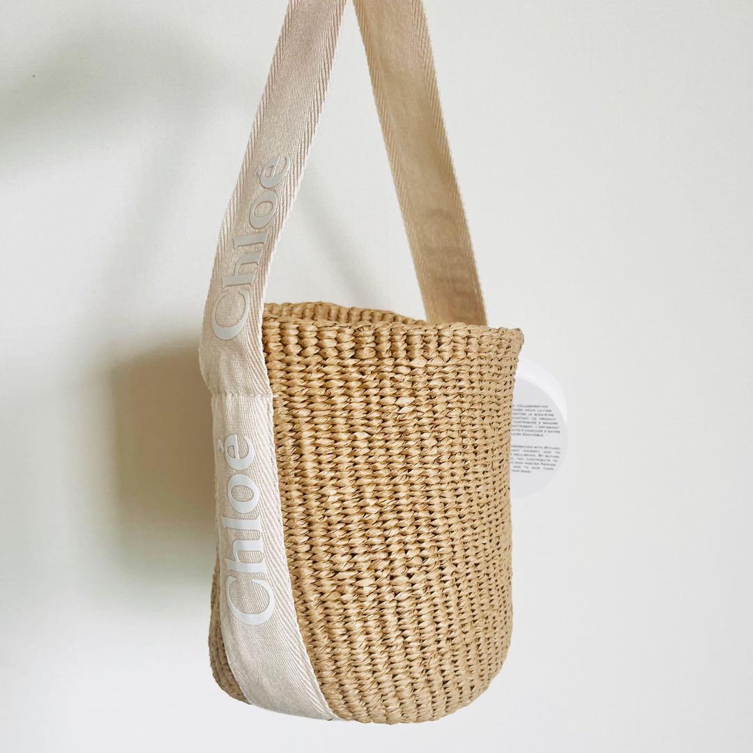 CHLOE クロエ キッズ ロゴ バスケットかごバッグ