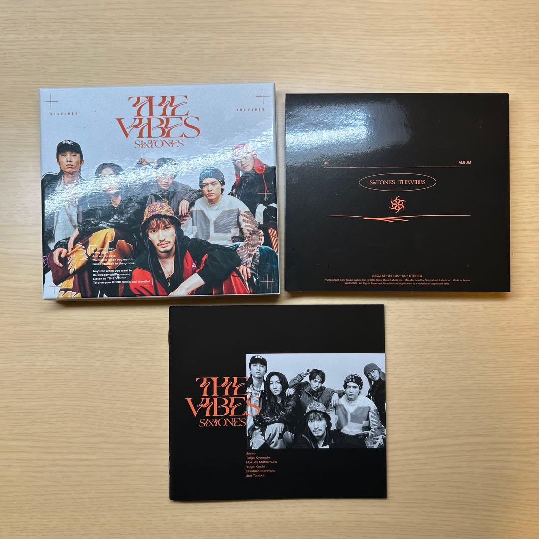 SixTONES THE VIBES CD+Blu-ray フォトブック付き