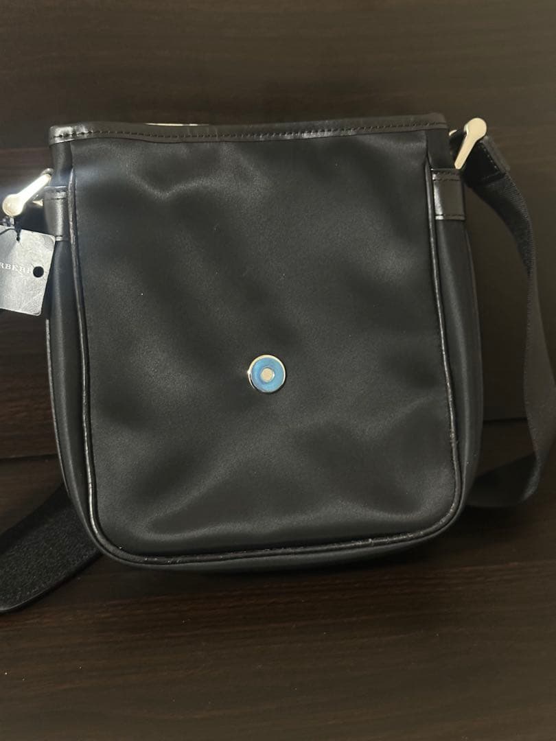 BURBERRY バーバリー ショルダーバッグ ブラック レザー