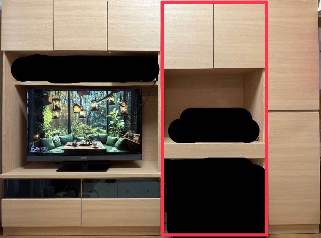 8/26までの出品！　美品　ニトリ　壁面ユニットデスク　Nウォーレン　ナチュラル