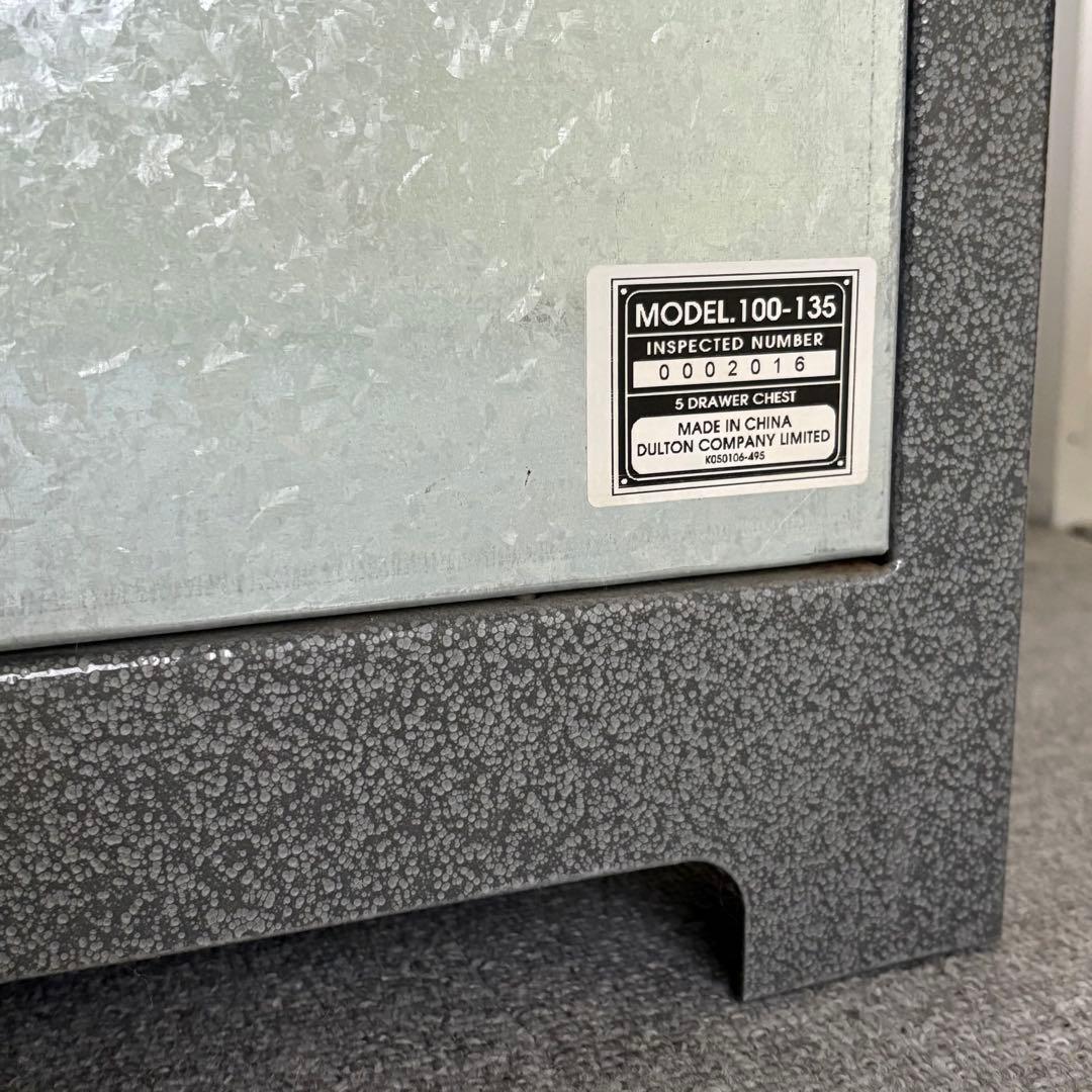 ダルトンDulton 5ドロワーズ 5段チェスト ハンマートーン キャビネット