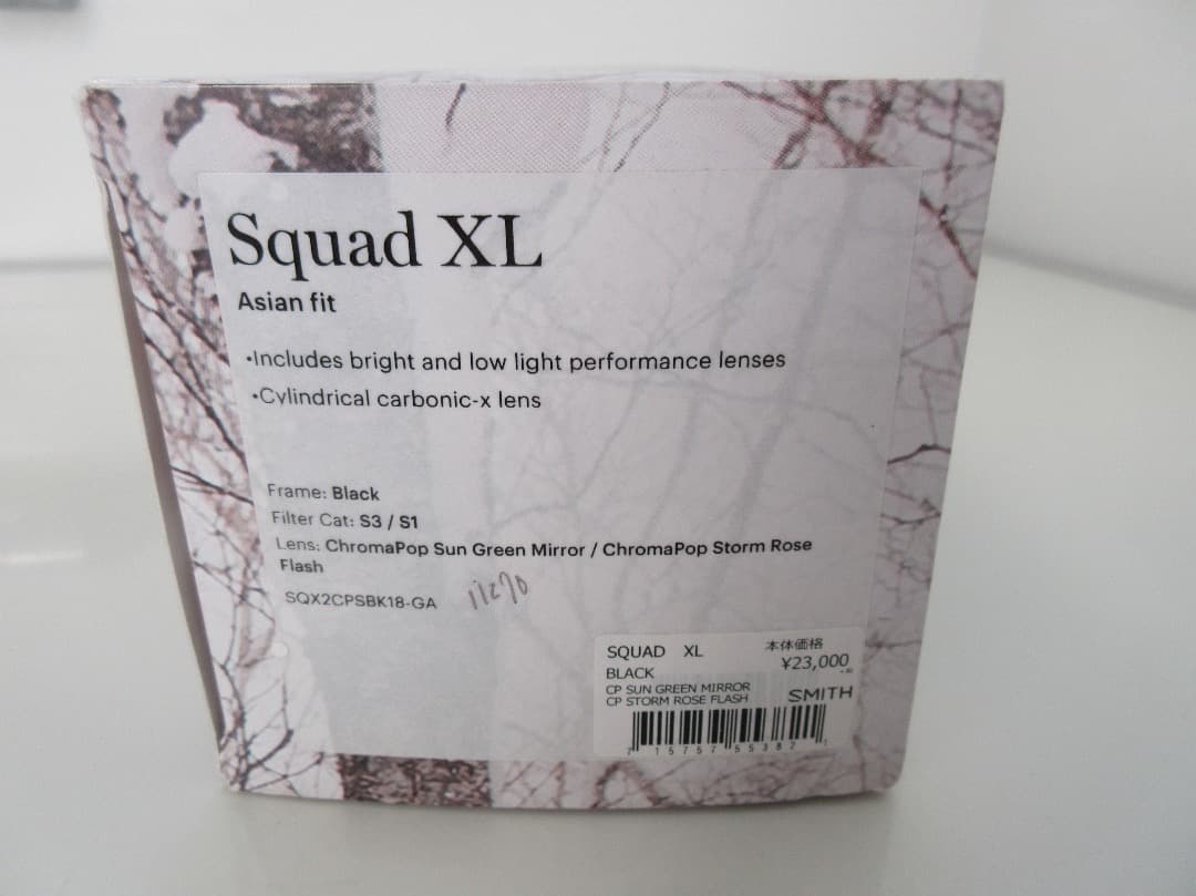 ★★★送料無料匿名発送！SMITH SQUAD XLゴーグル補修済