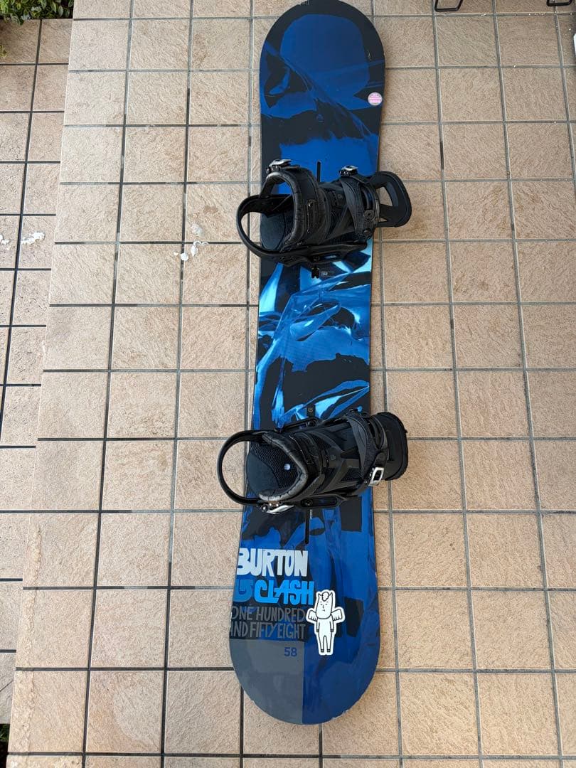 Burton Clash 158cm スノーボード&ビンディングセット