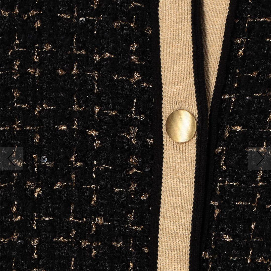 ぷーさん様リクエスト TOMORROWLAND ニットコンビツイード ジャケット