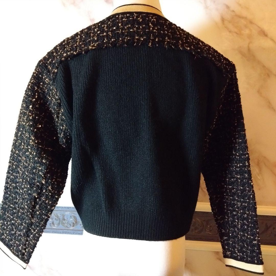 ぷーさん様リクエスト TOMORROWLAND ニットコンビツイード ジャケット