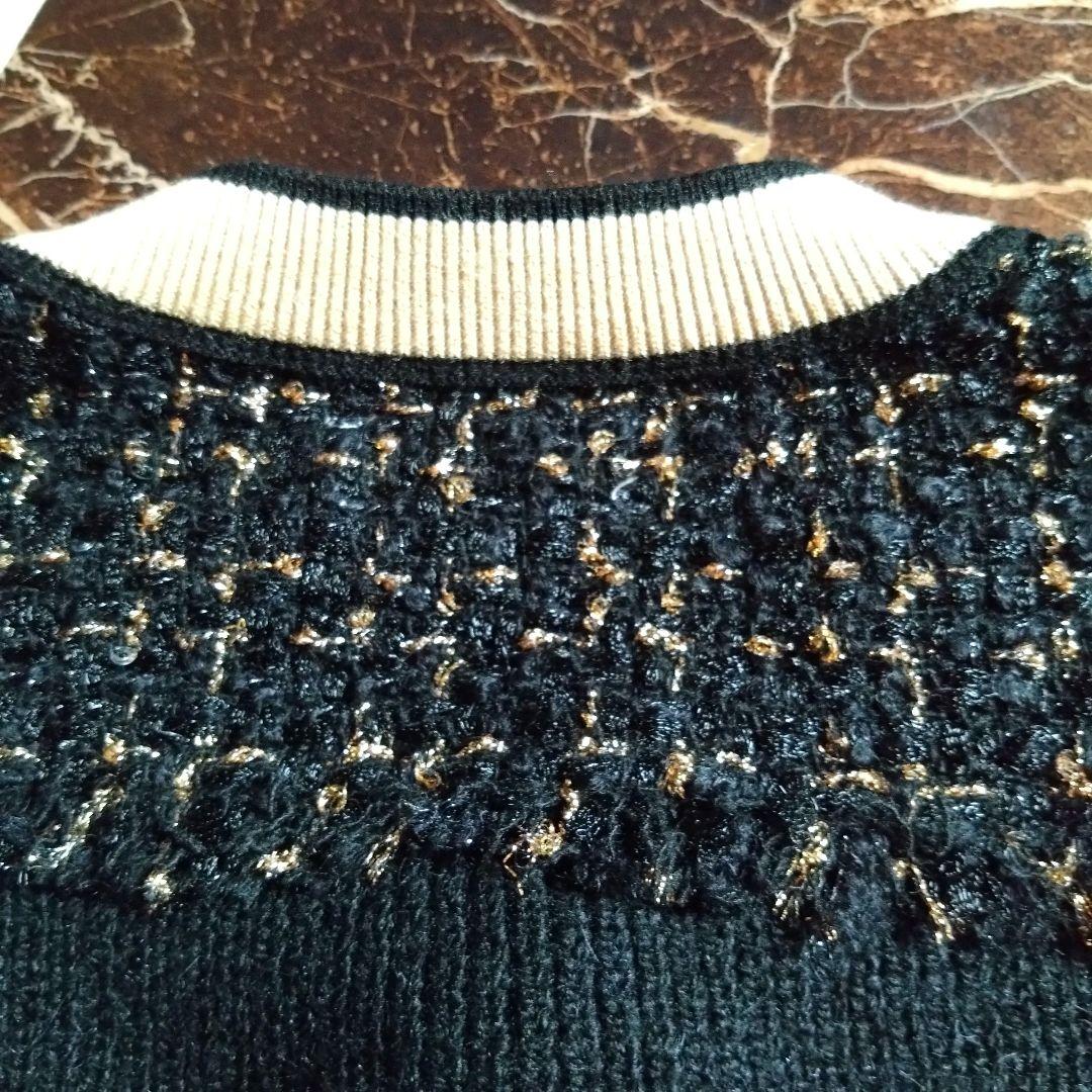 ぷーさん様リクエスト TOMORROWLAND ニットコンビツイード ジャケット