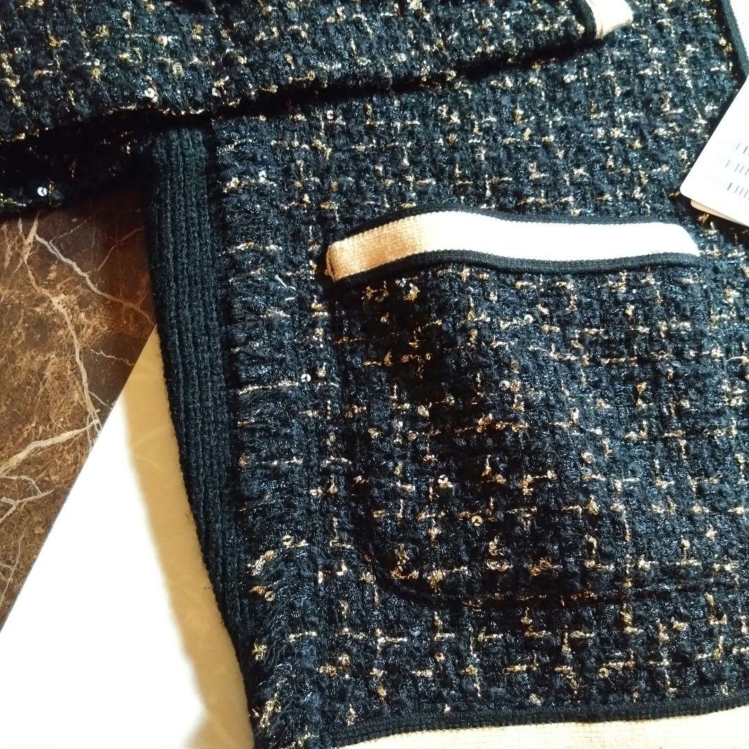 ぷーさん様リクエスト TOMORROWLAND ニットコンビツイード ジャケット