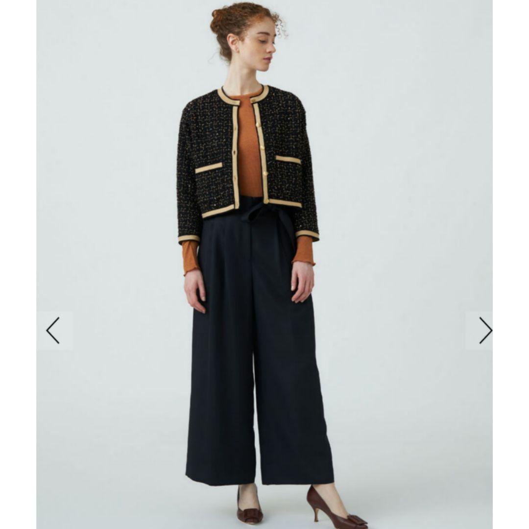 ぷーさん様リクエスト TOMORROWLAND ニットコンビツイード ジャケット