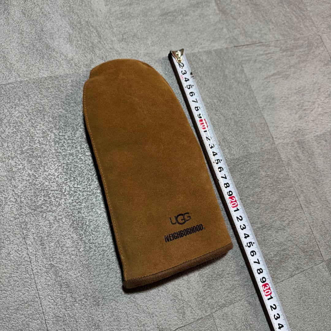 UGG × NEIGHBORHOOD コラボ ムートンミトン 手袋 M ブラウン