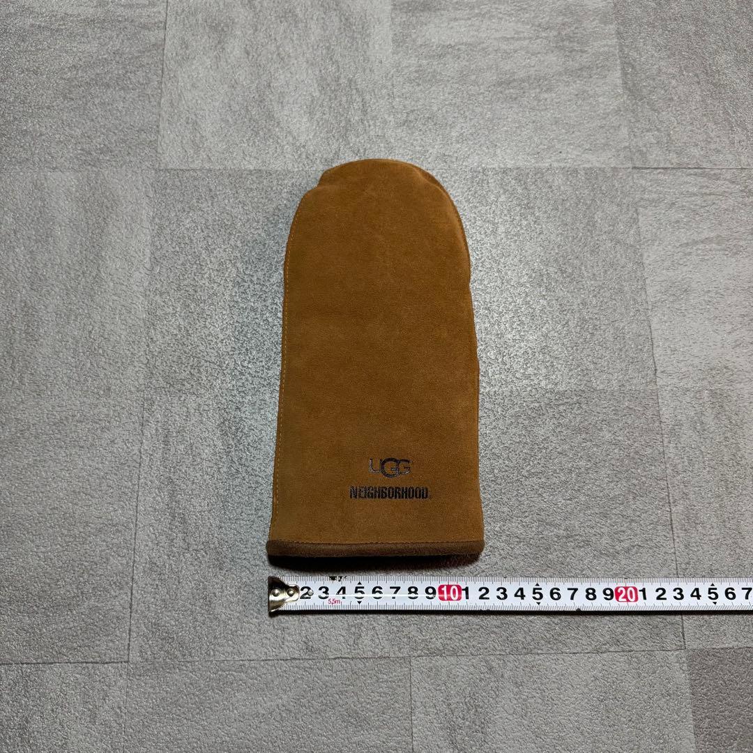 UGG × NEIGHBORHOOD コラボ ムートンミトン 手袋 M ブラウン