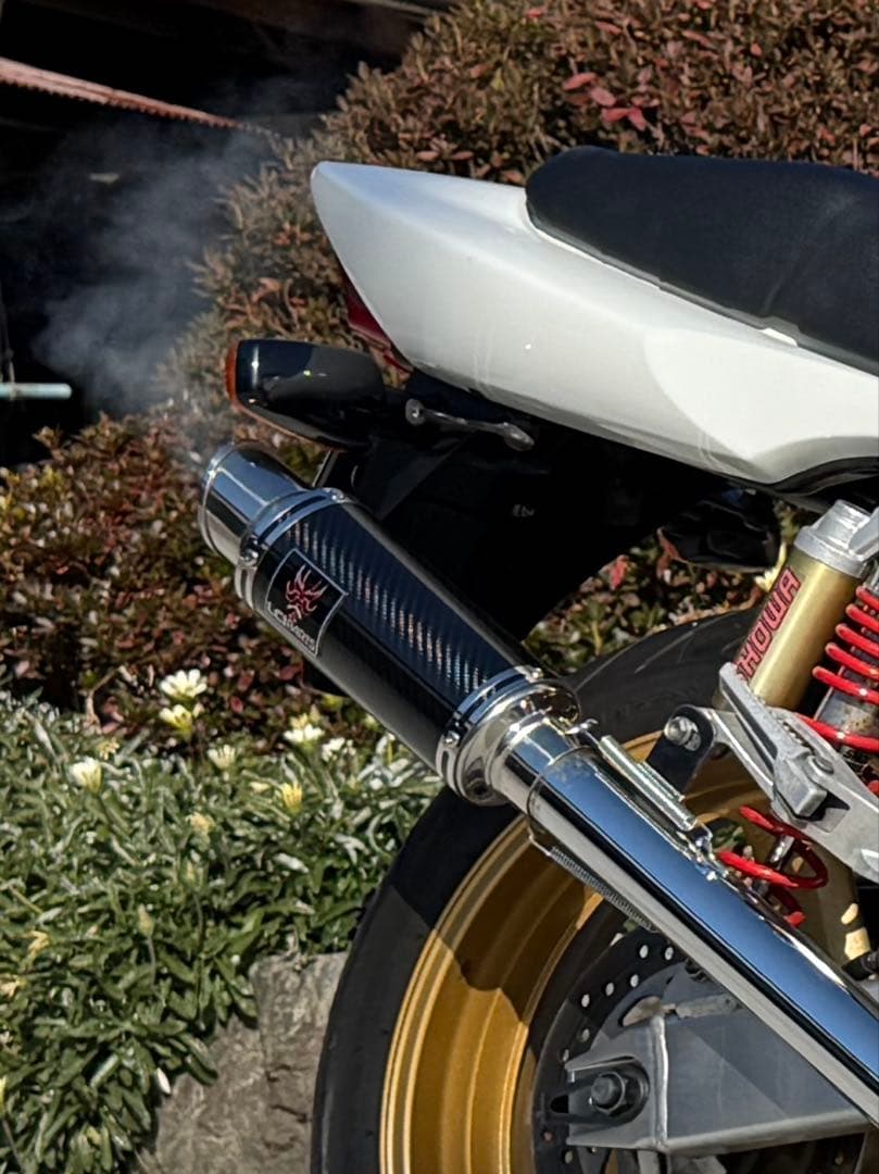 骨キチ　lci ショートカーボンサイレンサー　50.8π 汎用　マフラー