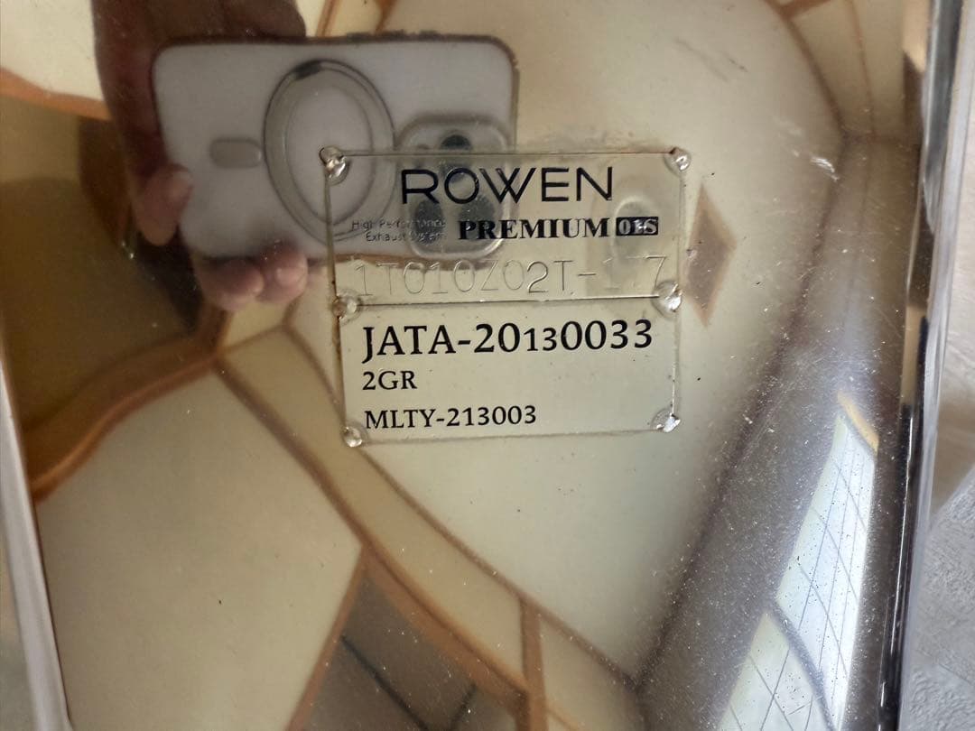 ROWENマークX G's / GR ステンレスマフラー　チタンテール