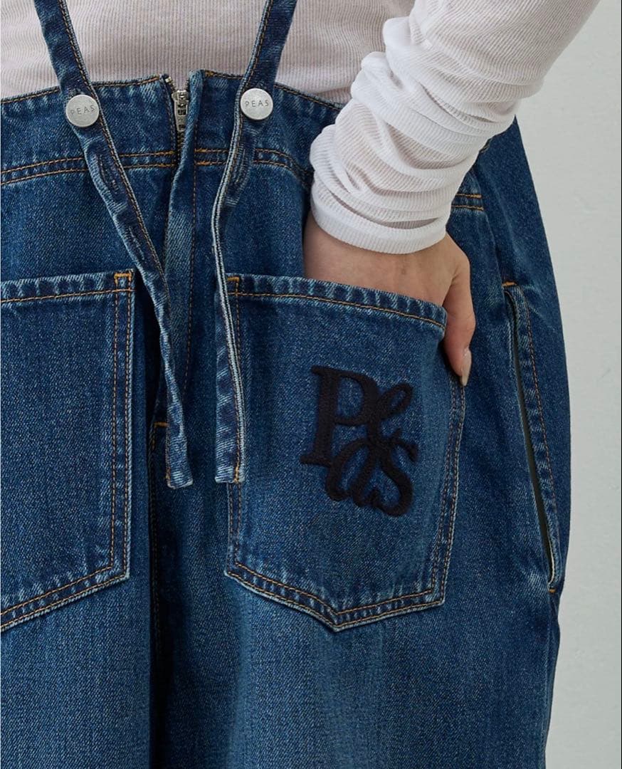 【新品未使用】gallardagalante PEAS デニムサロペット