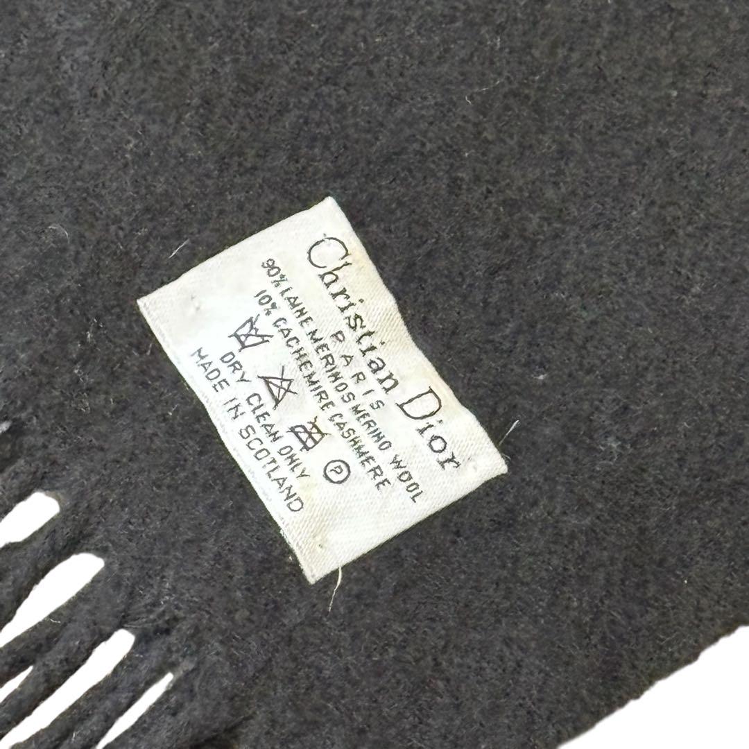 Christian Dior ディオールマフラー　カシミヤ メリノウールマフラー