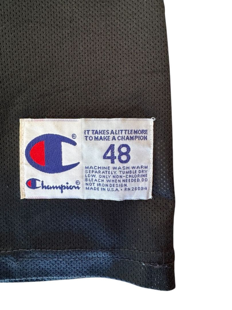 NBA スパーズ ロッドマン Champion製 USA製 サイズ48 黒