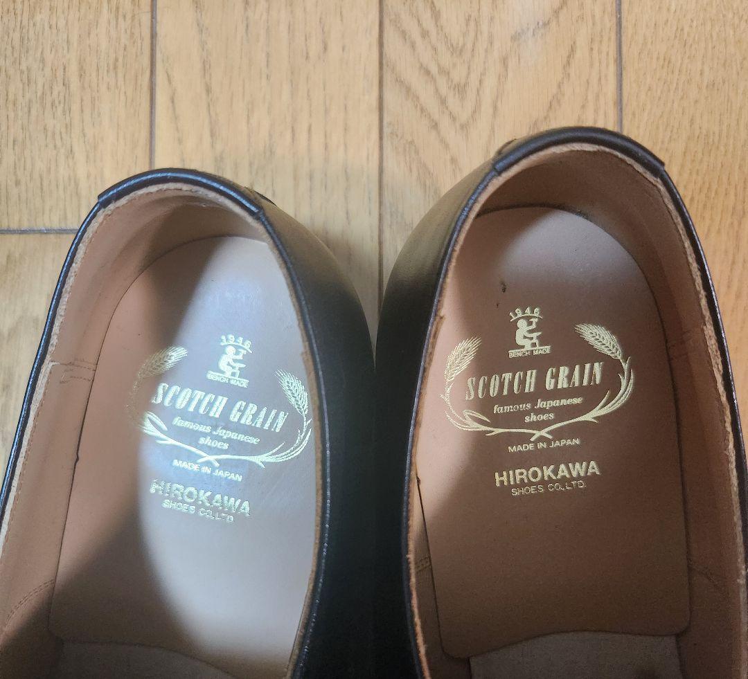 スコッチグレイン　パンチドゥキャップトゥ　ブラック