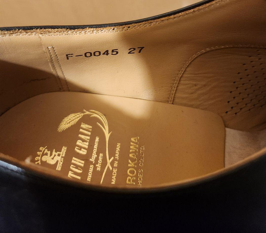 スコッチグレイン　パンチドゥキャップトゥ　ブラック