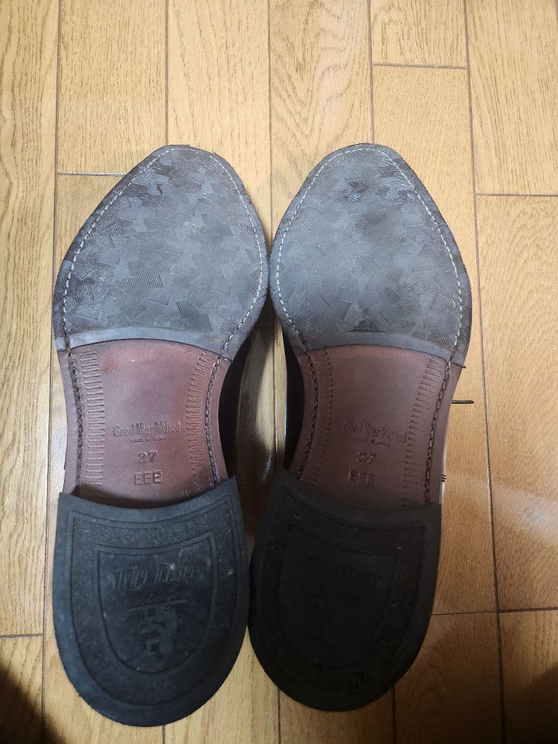 スコッチグレイン　パンチドゥキャップトゥ　ブラック