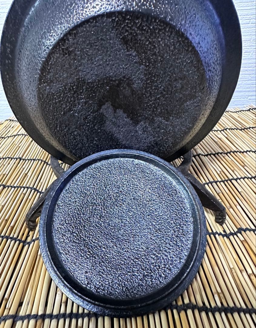 未使用、長期保管品　南部伝統工芸士 及川寛治作真作保証　九重形１５型アラレ