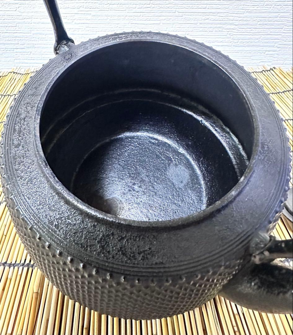 未使用、長期保管品　南部伝統工芸士 及川寛治作真作保証　九重形１５型アラレ